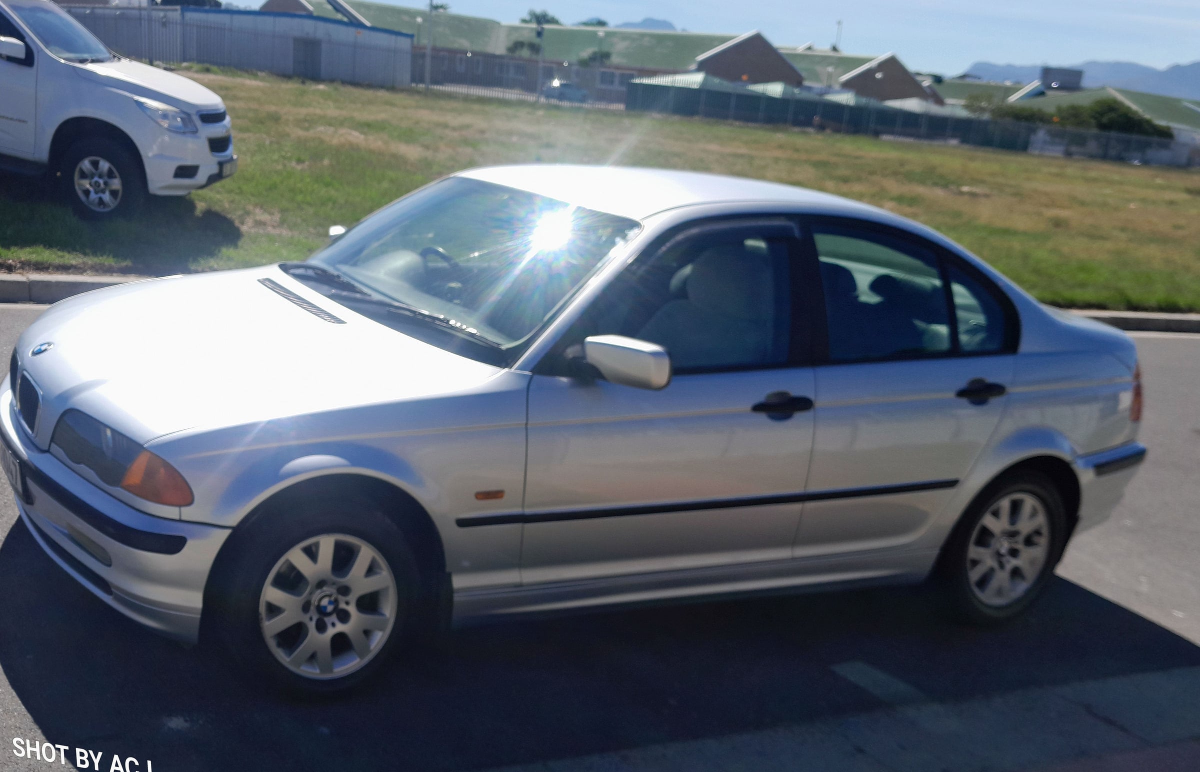 ACJ Spraypainting and Panelbeating finished silver BMW